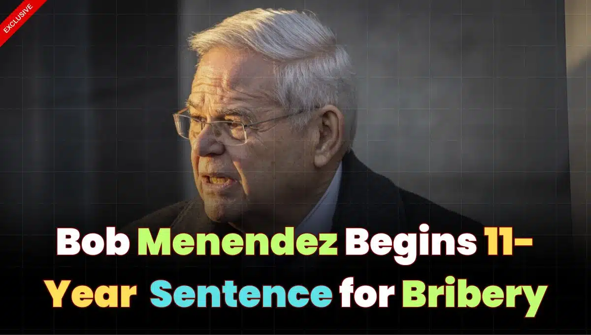 Bob Menendez Officially Begins 11 Years Behind Bars Following Bribery Conviction